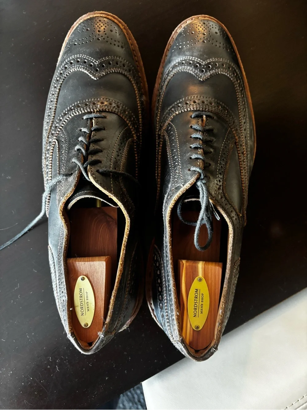 Allen Edmonds Black McTavish shoes size 12 D